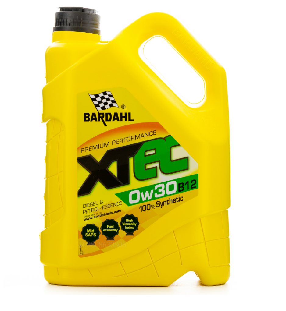 Моторное масло Bardahl XTEC 0W30 B12 5 л